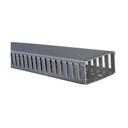 CANALETA DEXSON RANHURADA 100x100 CINZA DXN10012