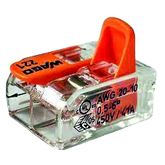 CONECTOR EMENDA 2 FIOS ATE 6,0mm (3PCS) 221-612 WAGO