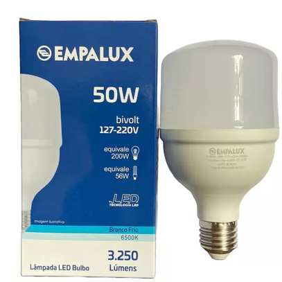 LAMP LED 50W 6500K 3250lm A100 E27 BIV EMPALUX ID