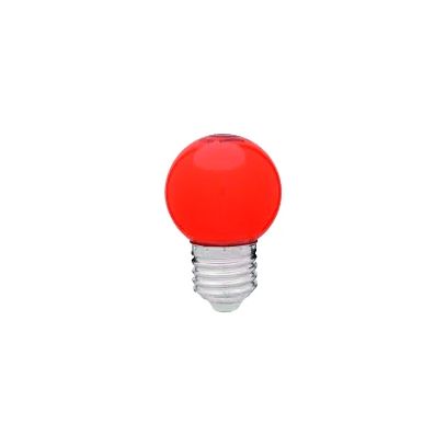 LAMP LED MINI GLOBO 1W VERMELHA E27 BIV EMPALUX