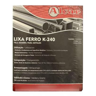 LIXA FERRO 240K 150 ALCAR(25)