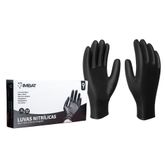 LUVA NITRILICA DESCARTAVEL HEAVY UNITARIA N07 P IMBAT CA 48295