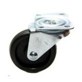 RODIZIO MESA ZINC 32mm PRETO BASIFLEX