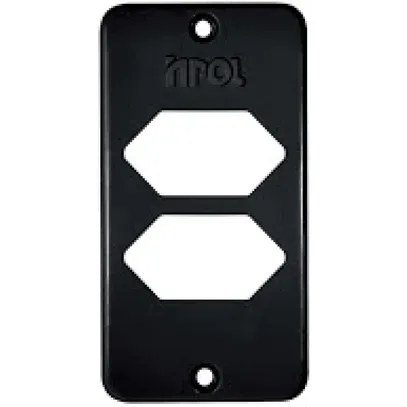 CONDULETE PLACA P/2 TOM ABNT 1 PRETO INPOL