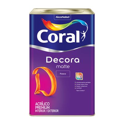 TINTA DECORA MATE FO BCO GELO 18L