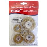 ESCOVA ACO CIRC KIT 5PC 25/38/50/63/75 MISTER