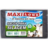 SACO SILAGEM 40kg PRETO 51x110cm MAXILONA(50)