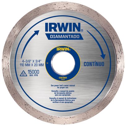 DISCO DIAMANTADO IRWIN 110mm LISO