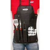 CHURRASCO KIT 5 PCS AVENTAL MISTER MKT