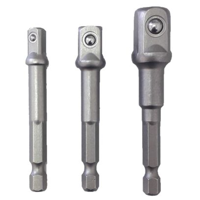 HASTE ADAPTADORA 1/4 JG 3PC P/SOQUETE(1/4-1/2-3/8) MISTER