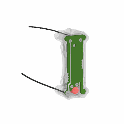 ORION LED VERMELHO P/INT PULSADOR S71200204