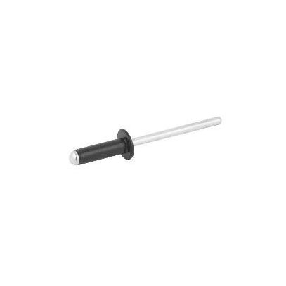 REBITE ALUMINIO 4,0x10 C/(1000) PRETO MISTER