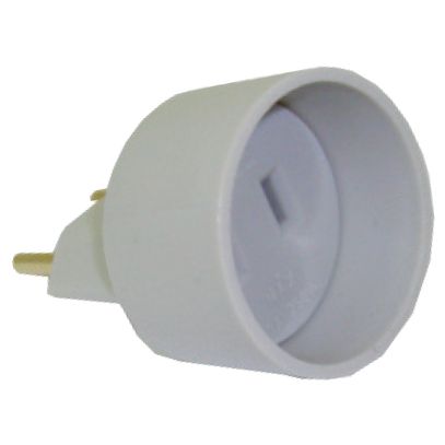 PINO ADAP CHATO PERLEX 2P 10A ABNT CZ 146