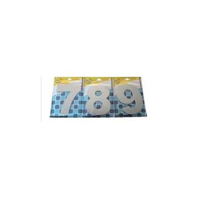 ALGARISMO 6 12,5cm ACO ESCOVADO NACIONAL