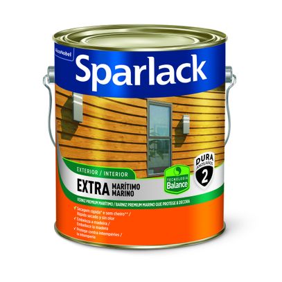 SPARLACK VERNIZ EXTRA MAR BAL NATURAL BR 3,6L