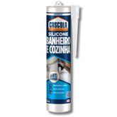 SILICONE CASCOLA PREMIUM BANHEIRO COZINHA 280g BRANCO