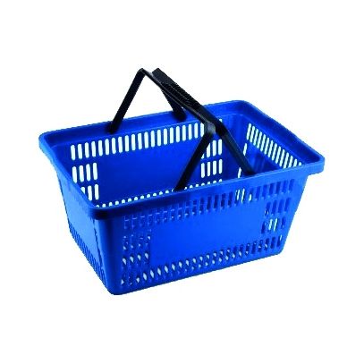 CESTA PLASTICA C/ALCA 16L AZUL 6055 3 ROMA