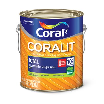 TINTA ESM CORALIT TOTAL BAL BRANCO FO 3,6L