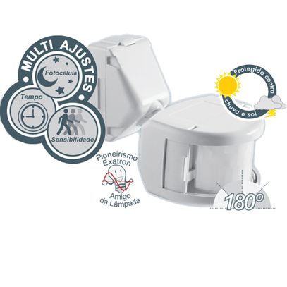 SENSOR PRESENCA USO EXTERIOR BR EXATRON MANUAL