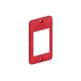 CONDULETE PLACA P/3 TECLA 3/4 VERMELHO INPOL