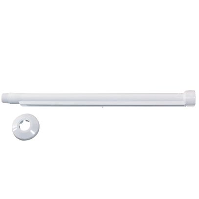 BRACO CHUVEIRO ABS 40CM C/PASSA FIO DUDA