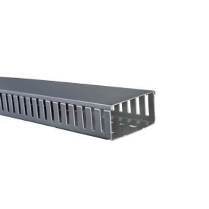 CANALETA DEXSON RANHURADA 80x60 CINZA DXN10112