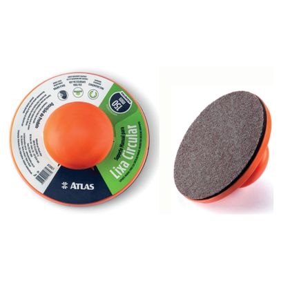 LIXADEIRA MANUAL ORBITAL C/ FECHO CONTATO 150MM ATLAS