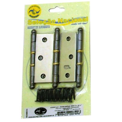 DOBRADICA KIT 3PC OX 3,0x2,5 LARGA NAC