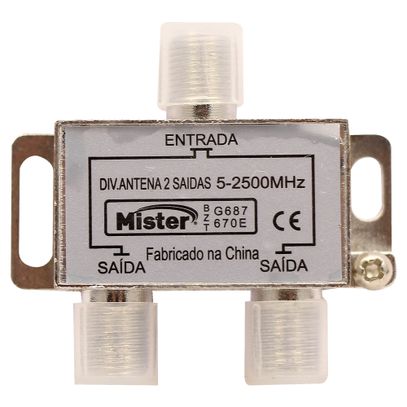 DIVISOR ANT 2 SAIDAS AF 2500MHz C/CONEC MISTER