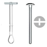 FIXADOR DRYWALL TIPO TOGGLER 1/4 x 2.1/2 NACIONAL