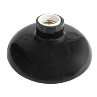 PLAFONIER BASE PERLEX C/PORC PRETO 125/0