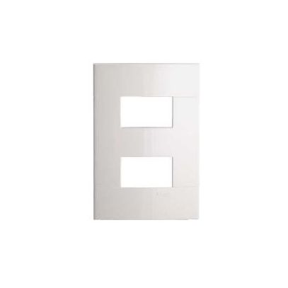 DECOR PLACA 4x2 2MOD BRANCO PRM044221