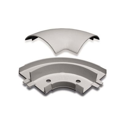 CANALETA PISO DEXSON 60x13 COTOVELO 90G DXN11113