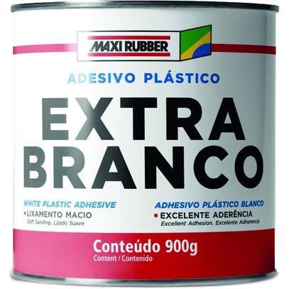 COLA MASSA PLAST EXTRA BR 900g MAXI RUBBER 1MG084