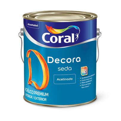TINTA DECORA SEDA AC BRANCO 3,6L
