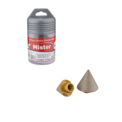 BROCA CONICA DIAMANTADA M14 (2-50mm) MISTER