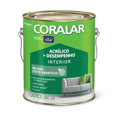 TINTA ACR MAIS DES CORALAR FO VDE VALE 3,6L