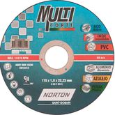 DISCO CORTE MULTICORTE 4,5(115x1,0x22) NORTON