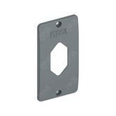 CONDULETE PLACA P/TOM ABNT VERT 1 CINZA INPOL