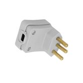 PINO PRENSA CABO G 3P 10A CINZA PERLEX 2055