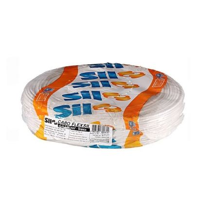 FIO CABO FLEX 750V  1,5mm BRANCO SIL(100m)
