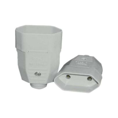 PINO FEMEA RADIAL 2P 10A  ABNT BRANCO 142