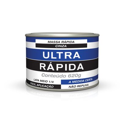 MASSA RAPIDA MAXI RUBBER CINZA 620g 2MA009