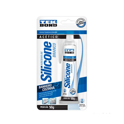SILICONE BISNAGA 50g BRANCO TEK BOND