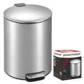 LIXEIRA INOX SLIM C/PEDAL 5L POWERMAID