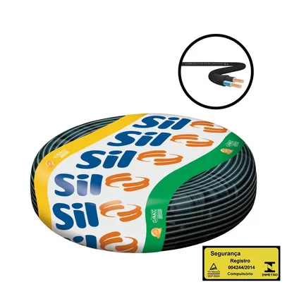 FIO CABO PP 3x6,0mm SIL(100m)