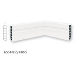 RODAPE 07x2,20 WPC BRANCO C/FRISO MOLDURAMA
