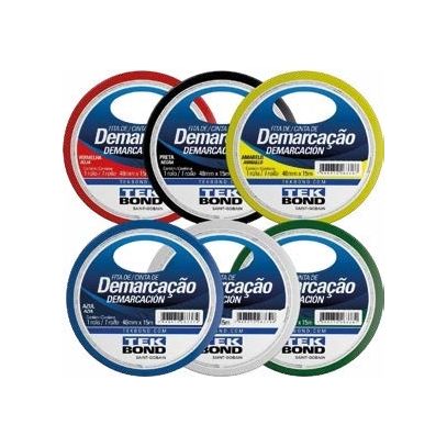 FITA DEMARCACAO BRANCA TEK BOND 48mmx15m