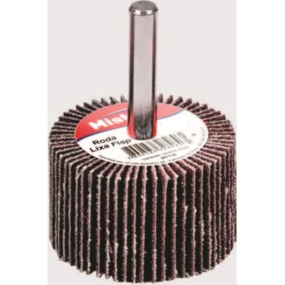 RODA DE LIXA FLAP 40x20 GR100 C/HASTE MISTER