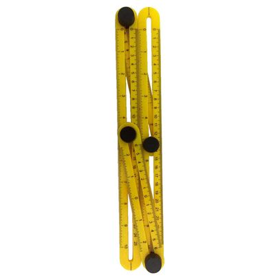 ESQUADRO PLASTICO AJUSTAVEL 25CM MISTER